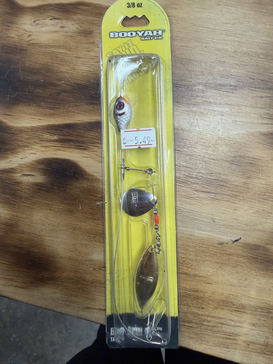 3/8 OZ BOO SPIN RIG DOUBLE WILLOW