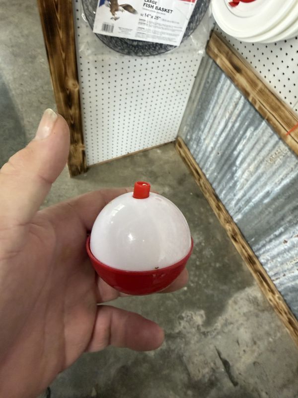 JUMBO BOBBER RED/WHITE