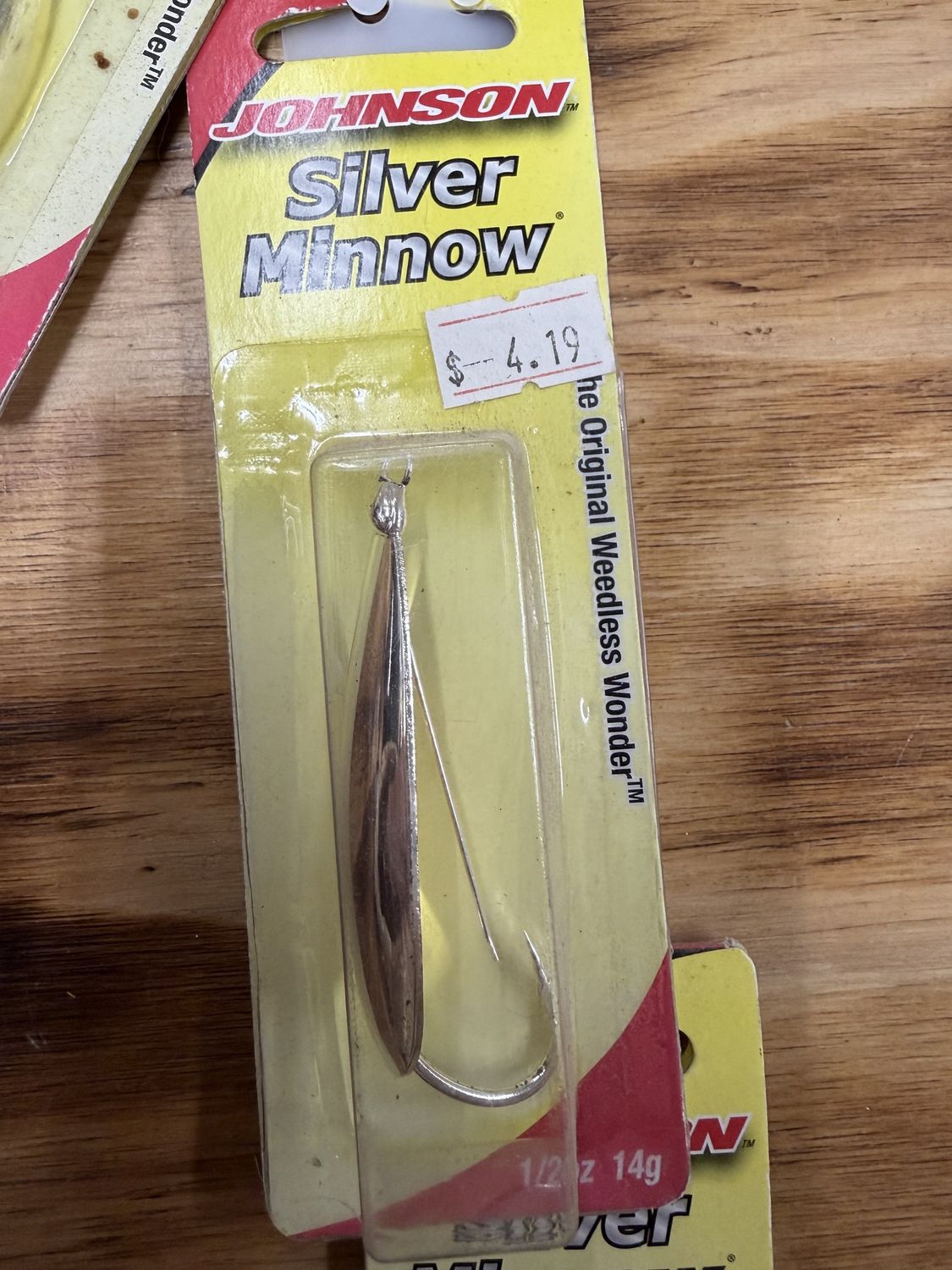JOHNSON SILVER MINNOW LG SILVER