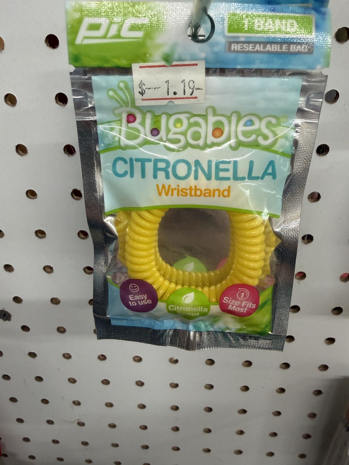 BUGABLES CITRONELLA WRIST BAND