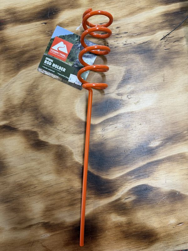 SPIRAL ROD HOLDER ORANGE