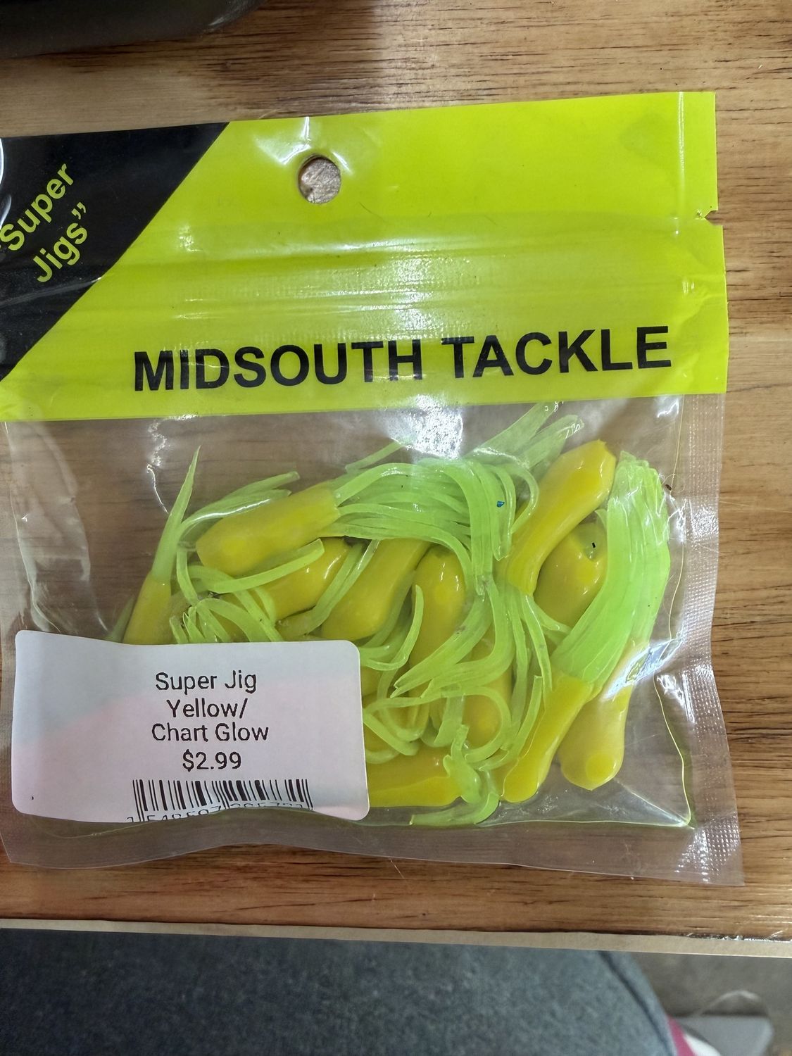 SUPER JIG YELLOW/CHART GLOW