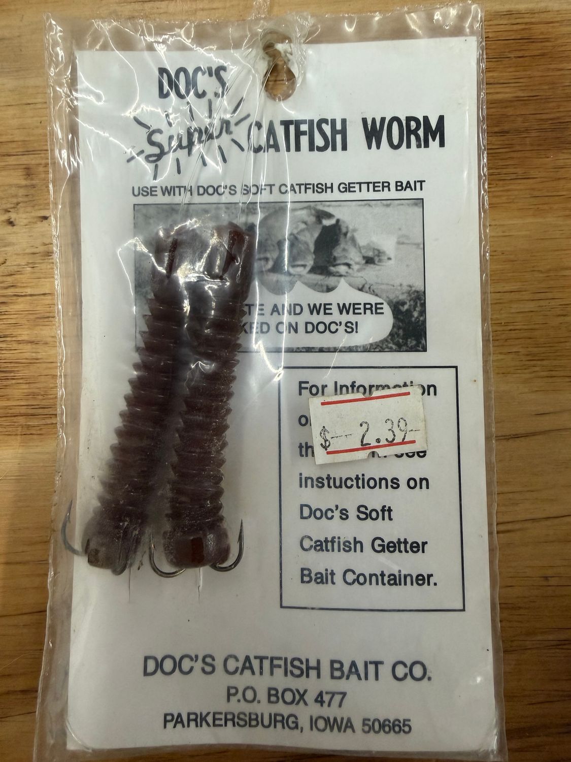 SUPER CATFISH WORM NATURAL