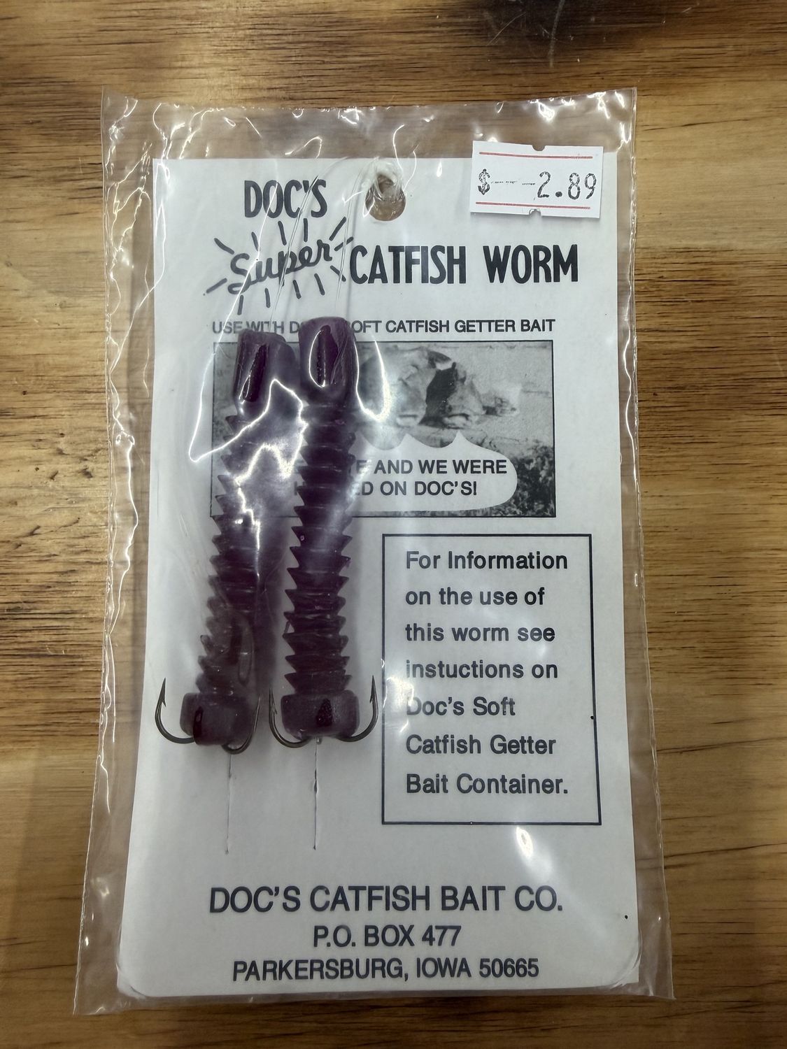 SUPER CATFISH WORM PURPLE