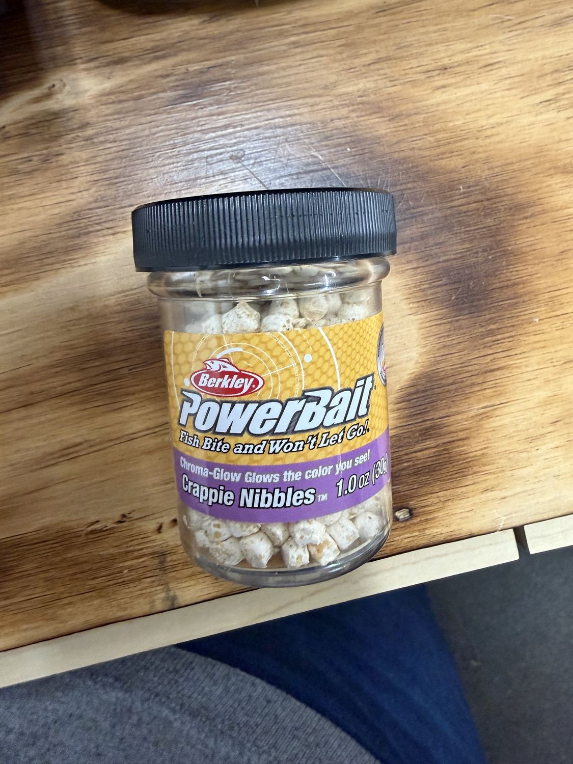 CRAPPIE NIBBLES GLOW WHITE