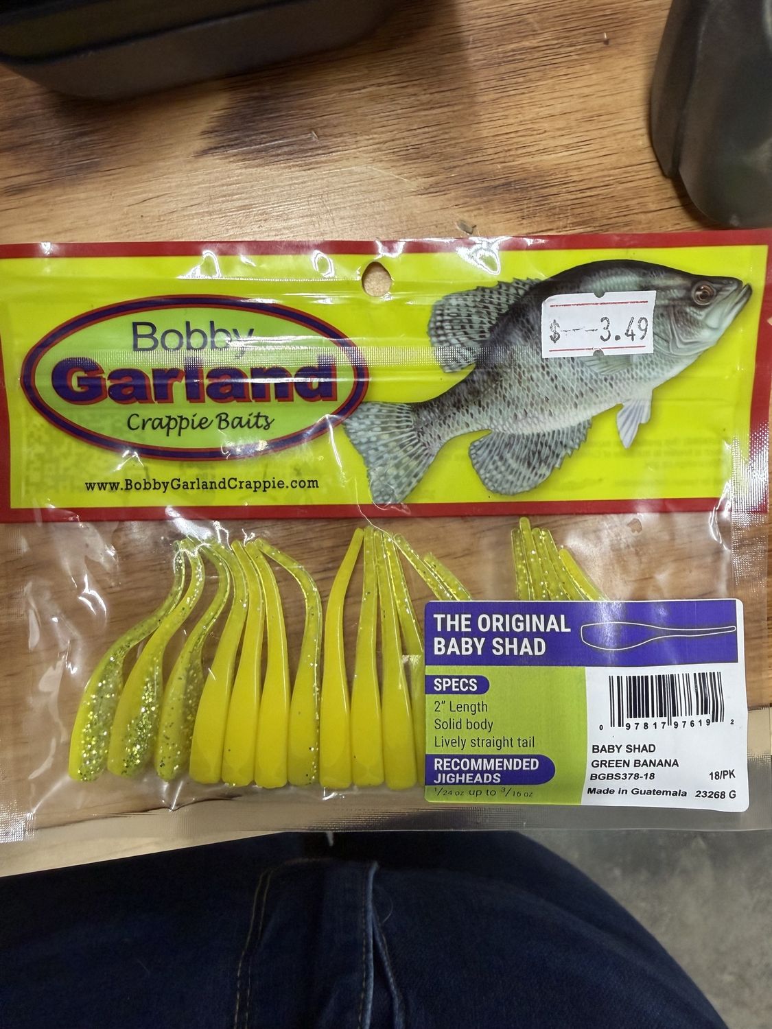 BABY SHAD GREEN BANANA