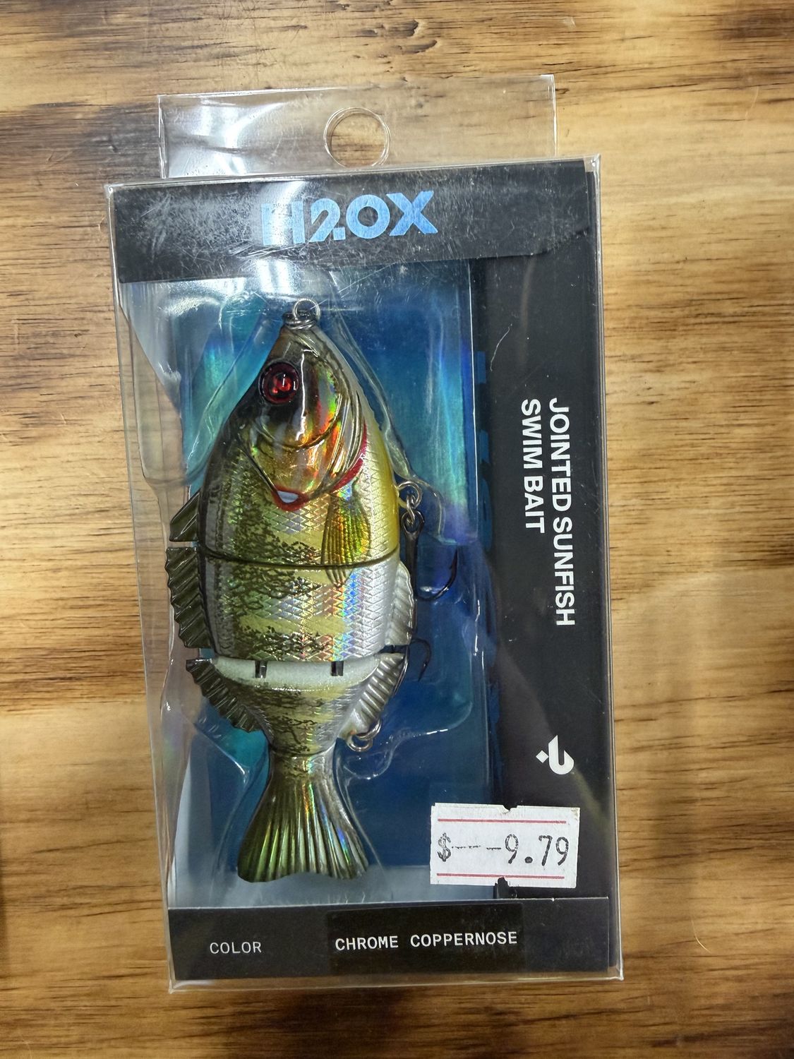 JOINTED SUNFISH SWIM BAIT CHROME COPPERNOSE