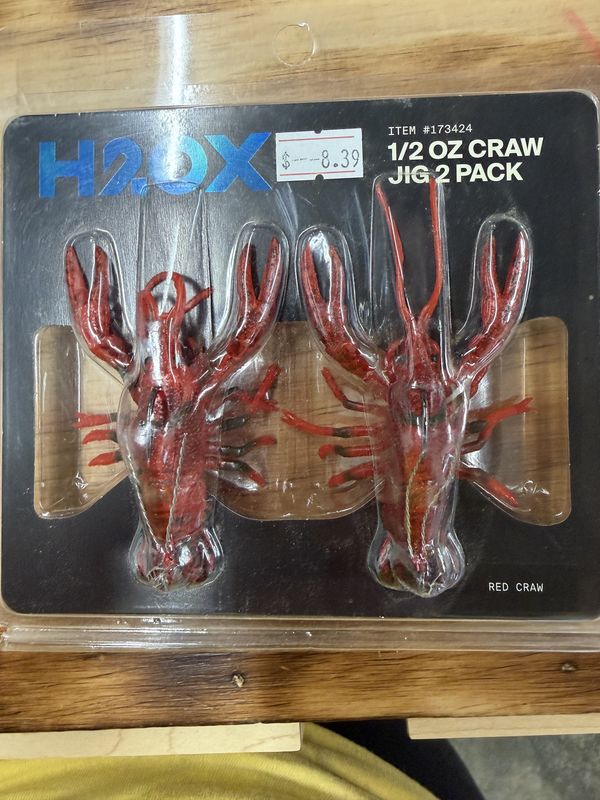 1/2 OZ CRAW JIGS RED CRAW