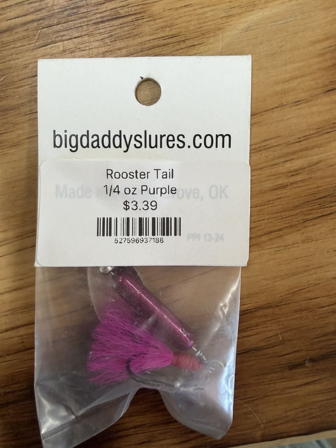 ROOSTER TAIL 1/4 OZ RASPBERRY