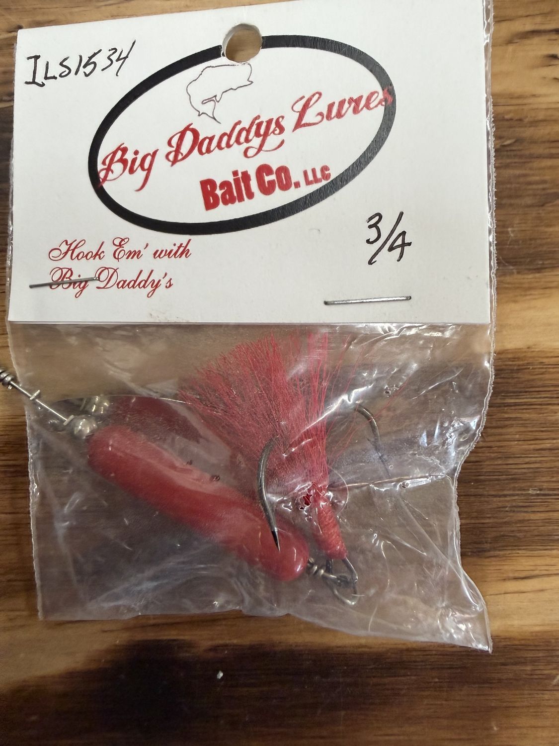 ROOSTER TAIL 3/4 OZ RED