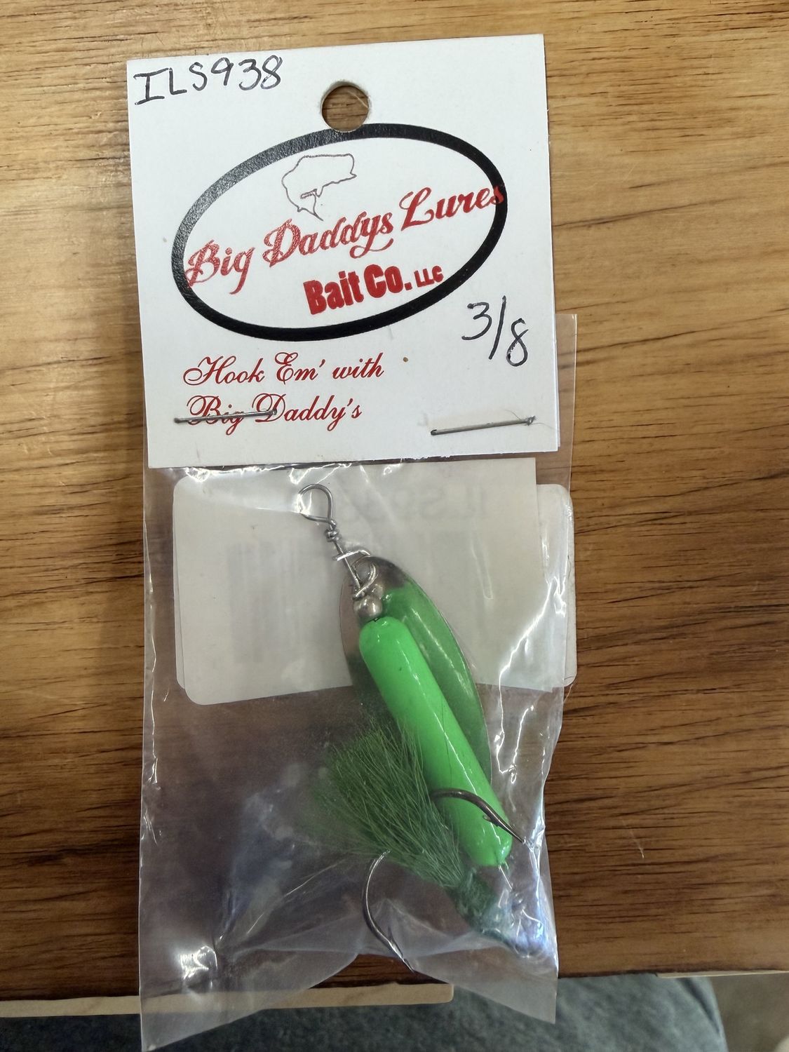 ROOSTER TAIL 3/8 OZ GREEN
