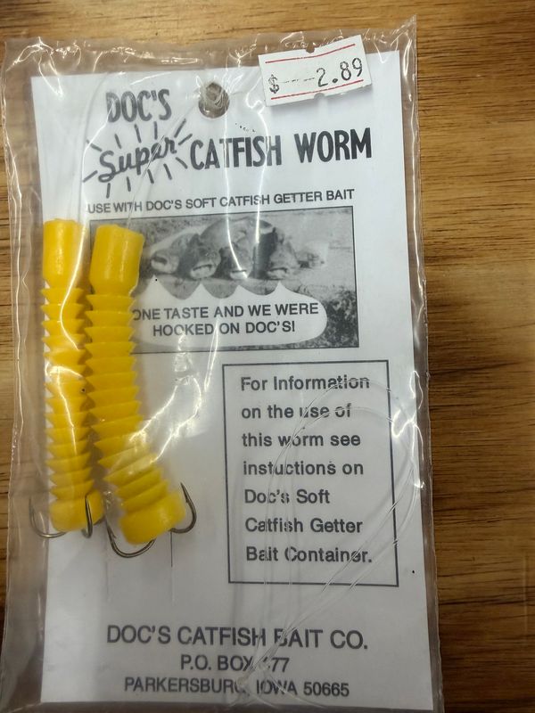 SUPER CATCISH WORM YELLOW