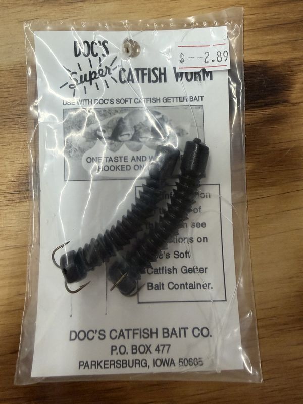 SUPER CATFISH WORM BLACK