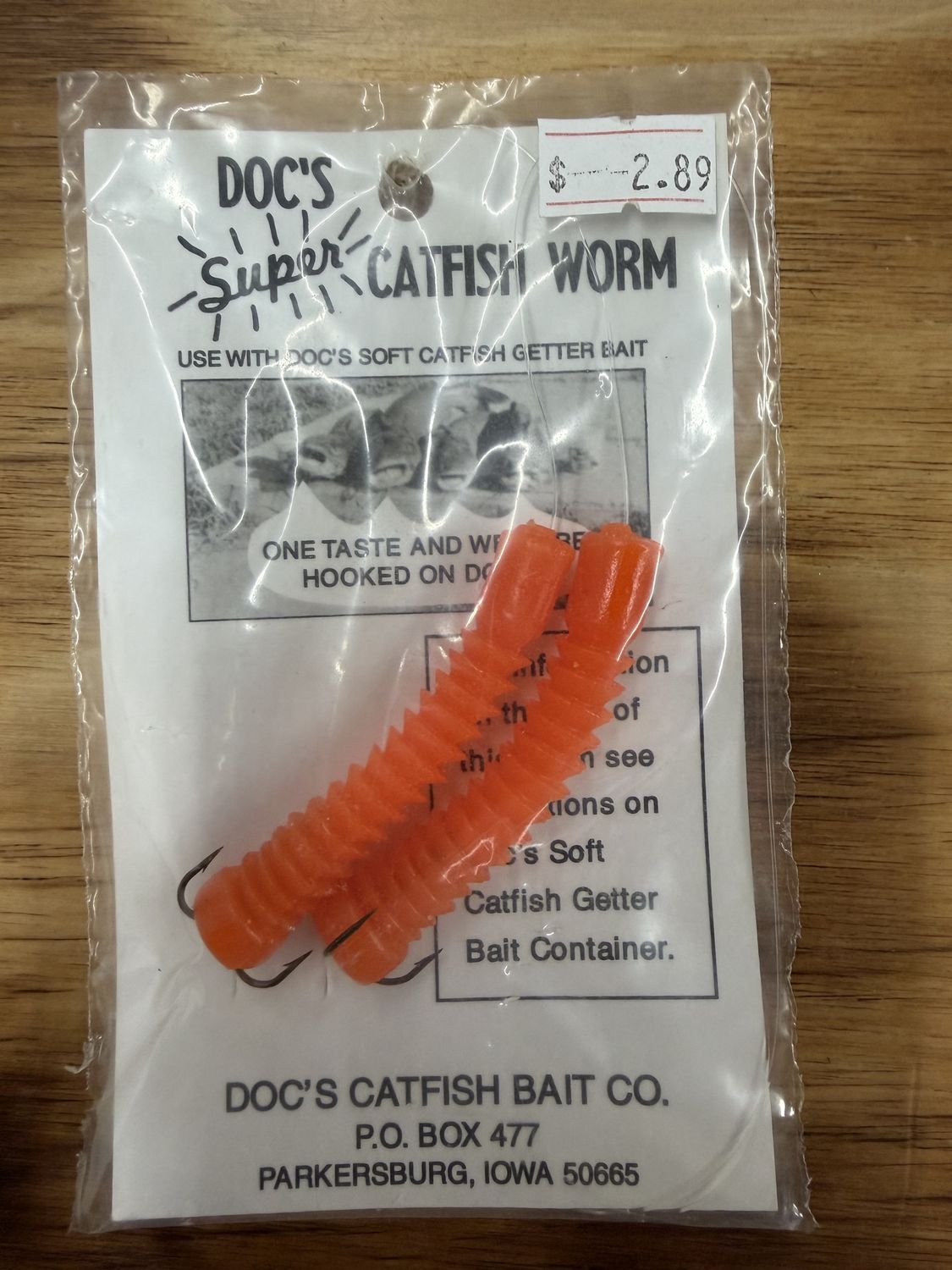 SUPER CATFISH WORM ORANGE