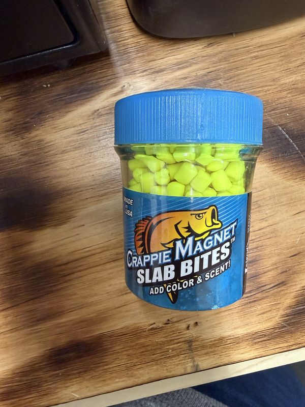 CRAPPIE MAGNET SLAB BITES CHARTREUSE