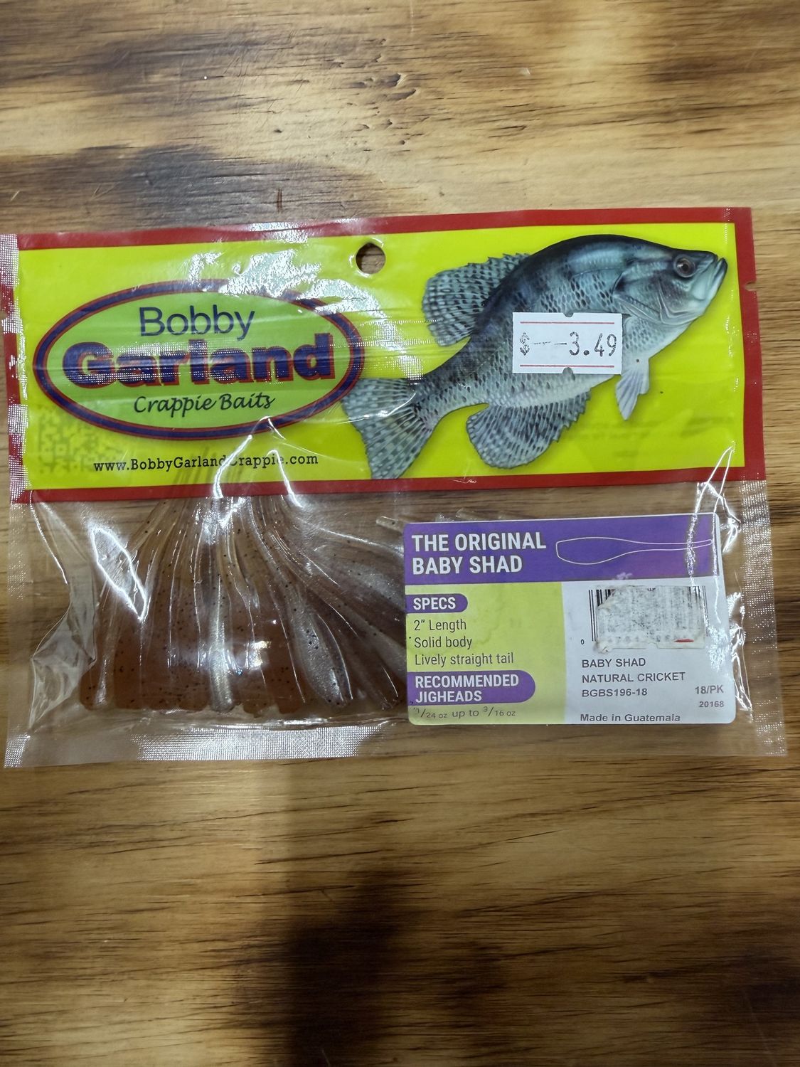 THE ORIGINAL BABY SHAD NATURAL CRICKET
