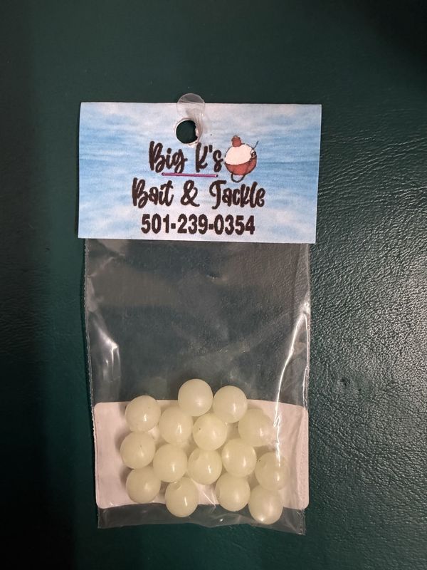 8MM ROUND RIGGING BEADS UV WHITE