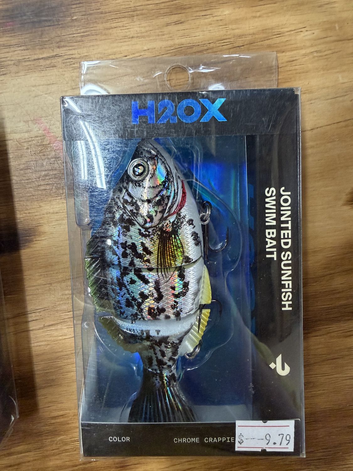 LG JOINTED SUNFISH SWIM BAIT CHROME CRAPPIE