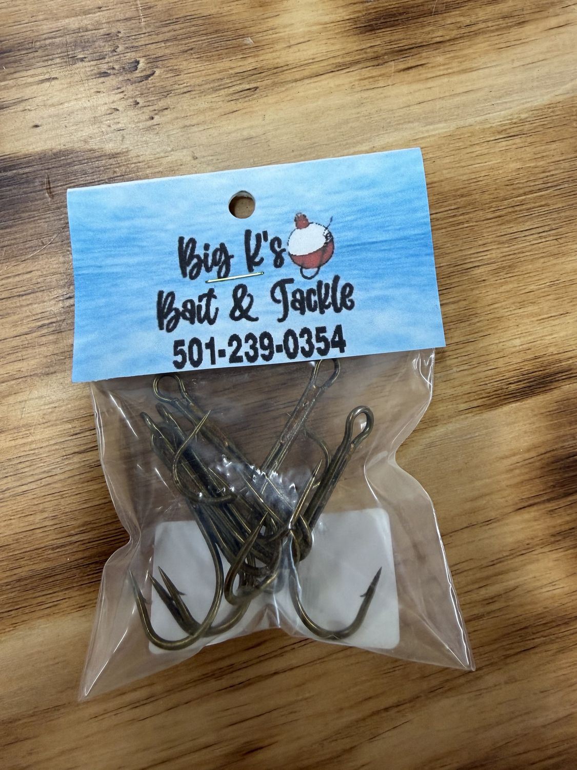 TREBLE HOOK 4/0 6 COUNT