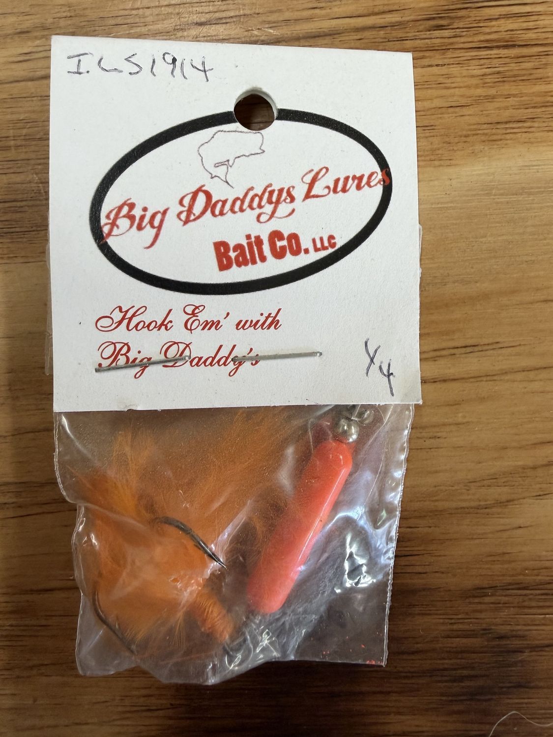 ROOSTER TAIL 1/4 OZ ORANGE