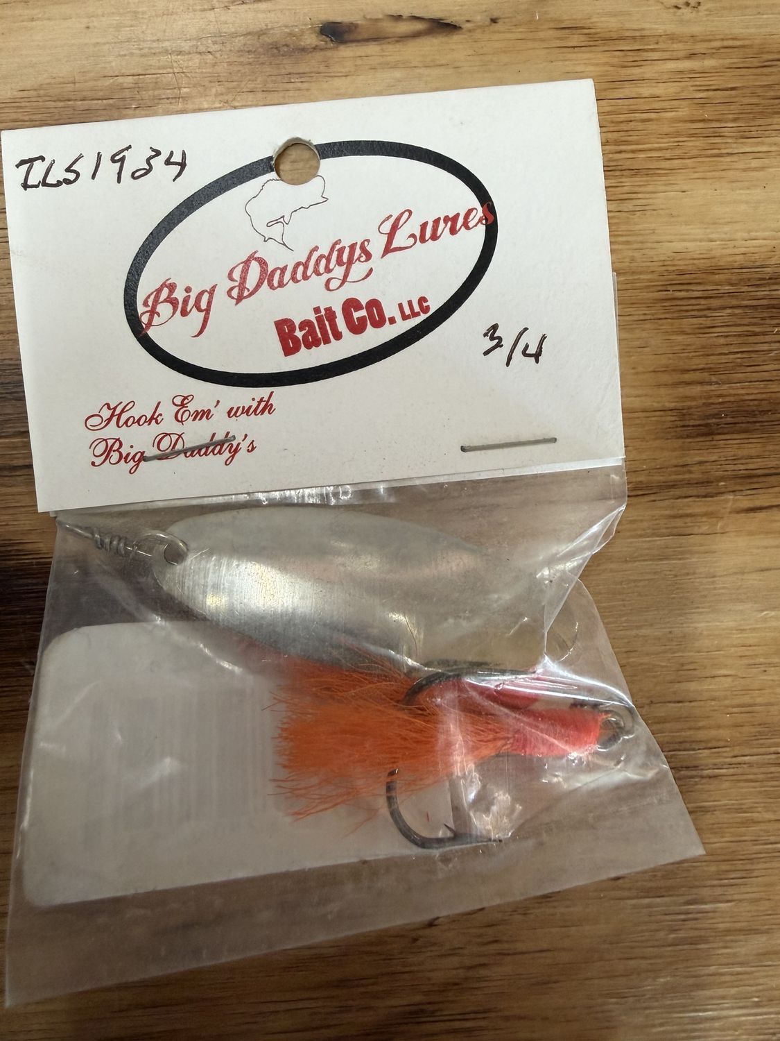 ROOSTER TAIL 3/4 OZ ORANGE