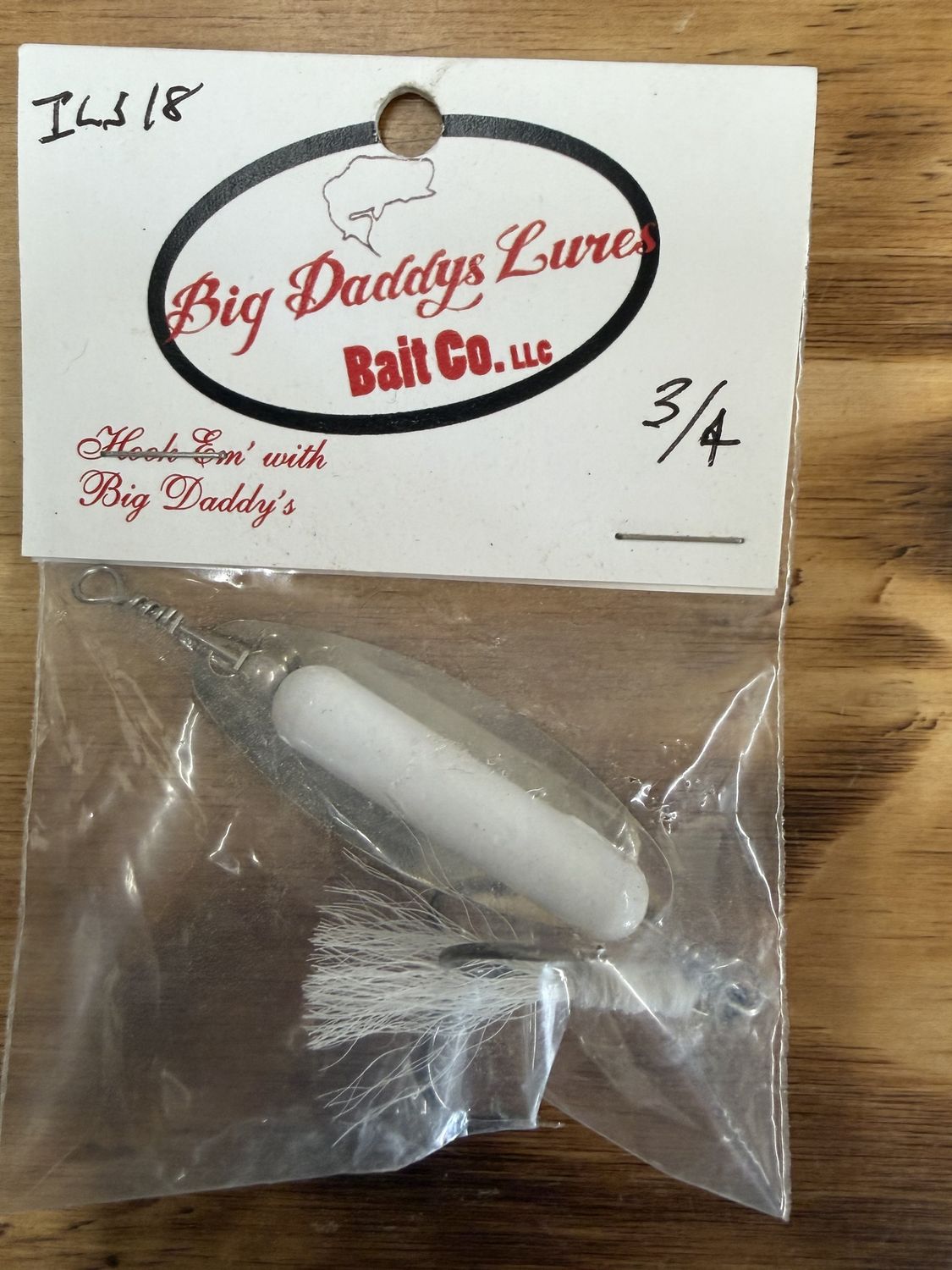 ROOSTER TAIL 3/4 OZ WHITE