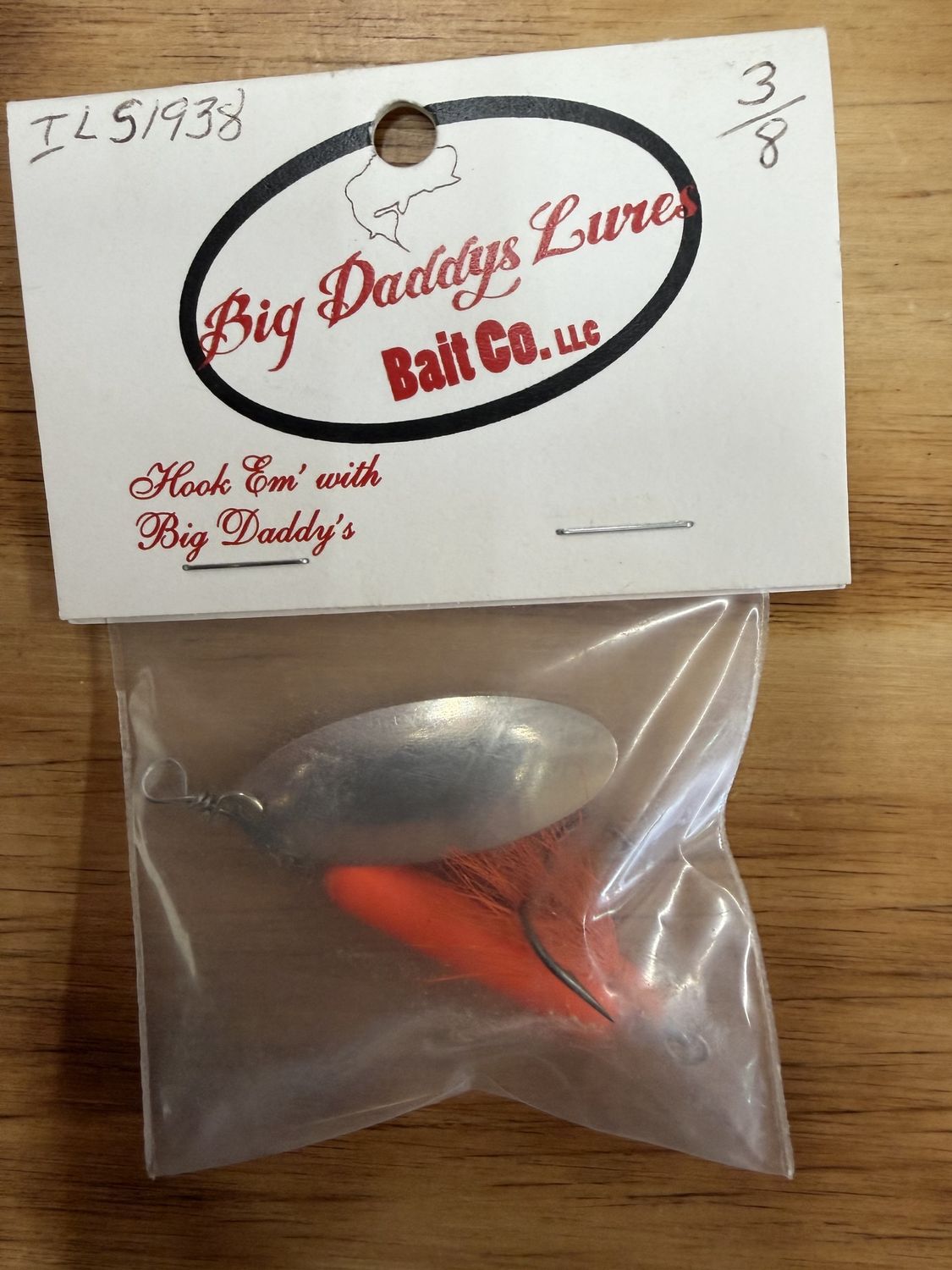 ROOSTER TAIL 3/8 OZ ORANGE