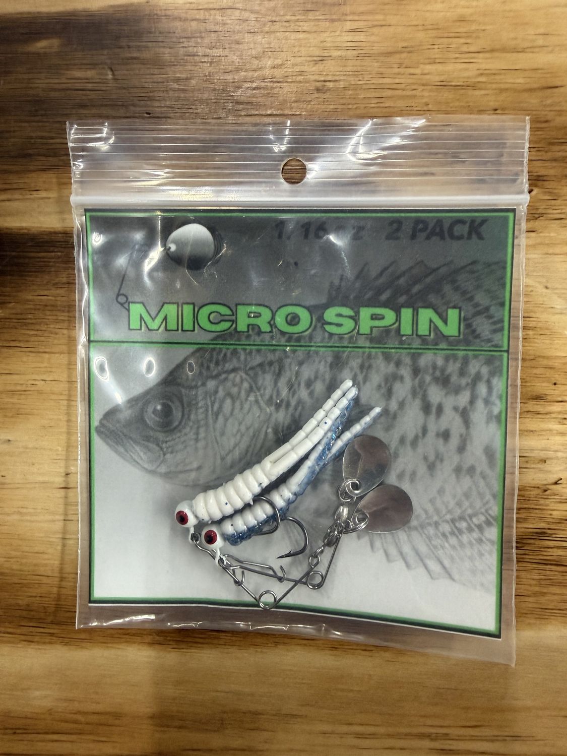 MICRO SPIN SPLIT TAIL, Colour: BLUE SHAD