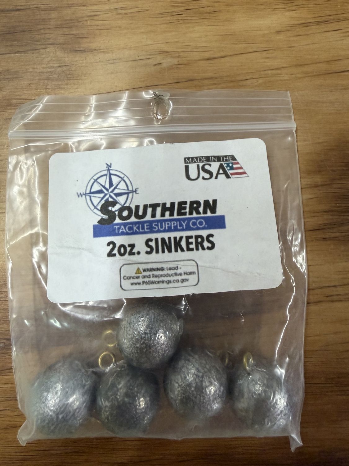2-OZ CANNONBALL SINKERS 5 COUNT