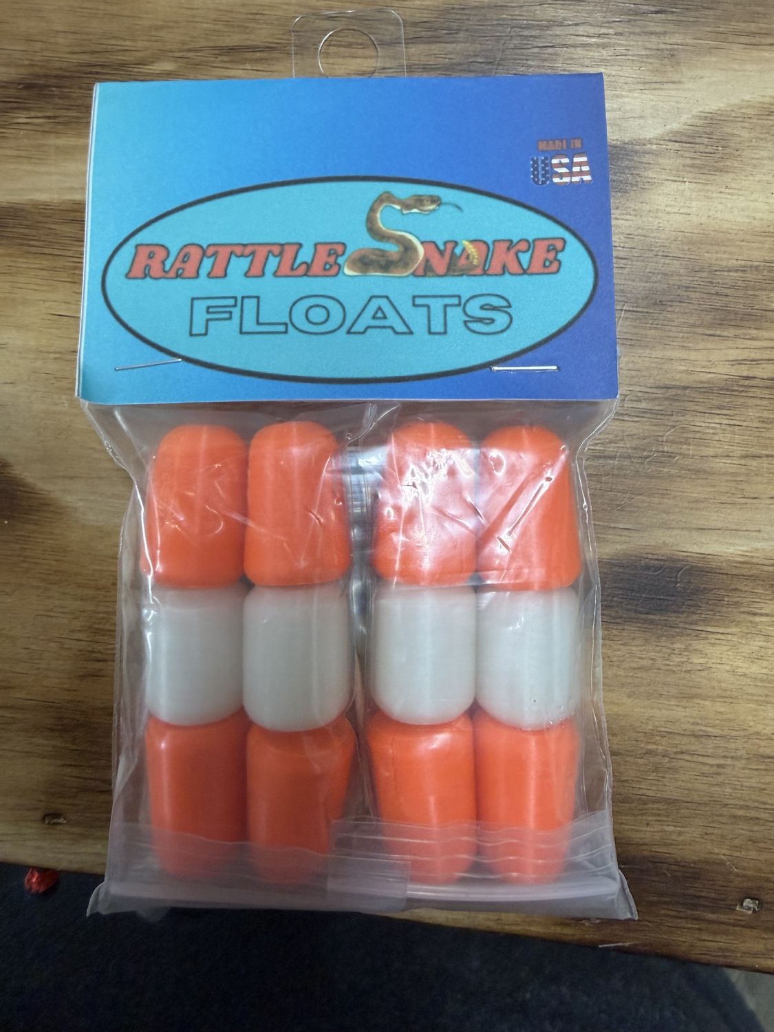 RATTLE SNAKE FLOATS, Colour: ORANGE+UV
