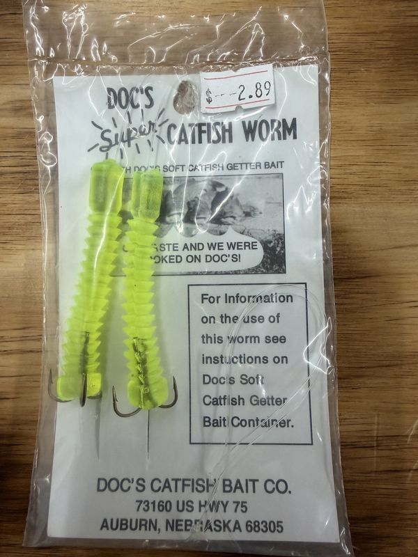 SUPER CATFISH WORM CHART