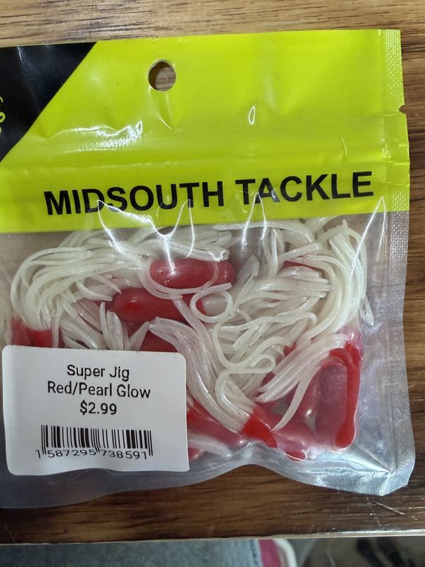 SUPER JIG RED/PEARL GLOW