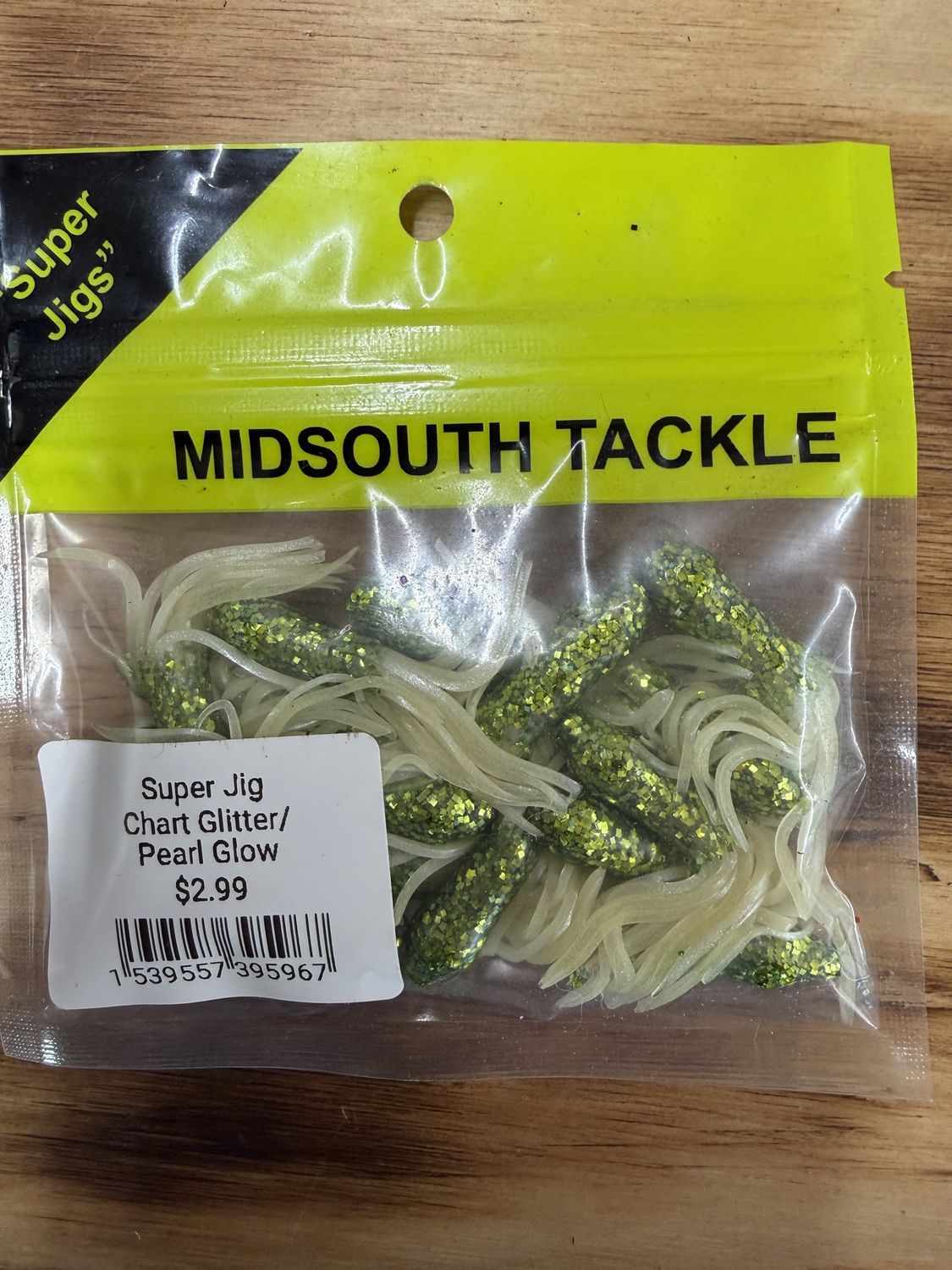 SUPER JIG CHART GLITTER/PEARL GLOW