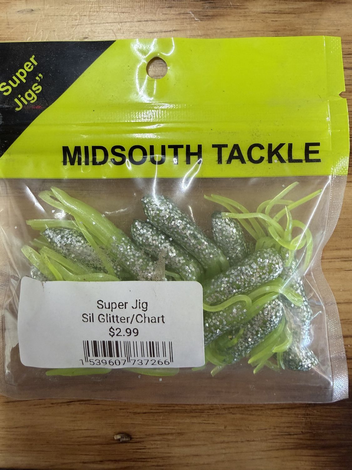 SUPER JIG SILVER GLITTER/CHART