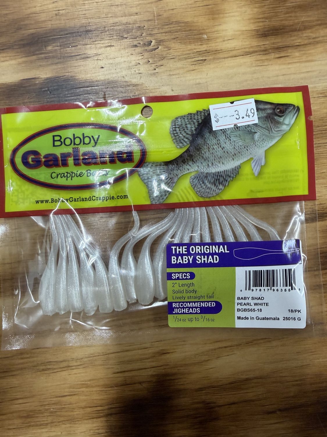 BABY SHAD PEARL WHITE