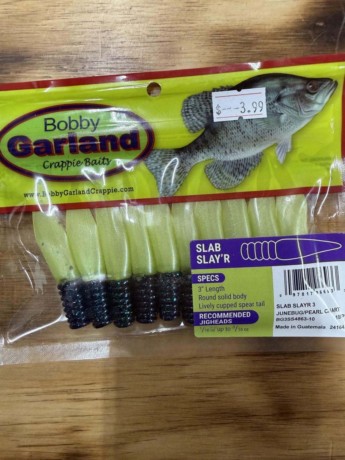 SLAB SLAYR JUNEBUG/PEARL CHART