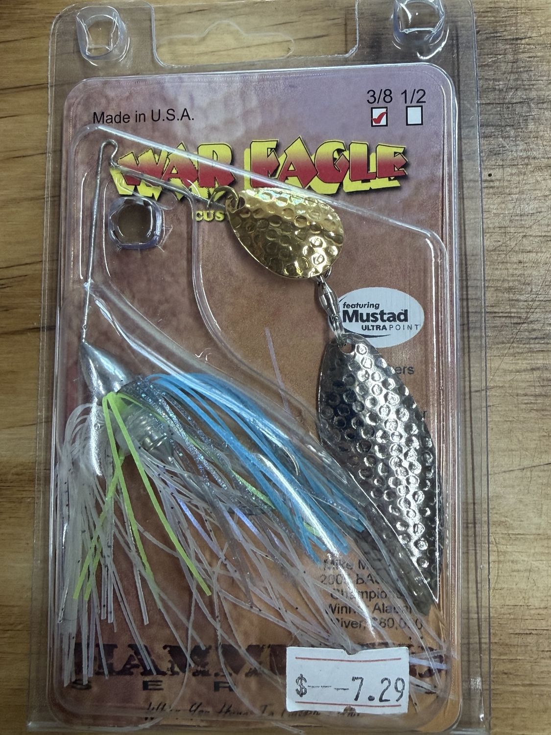 SEXY SHAD HAMMERED 3/8 OZ