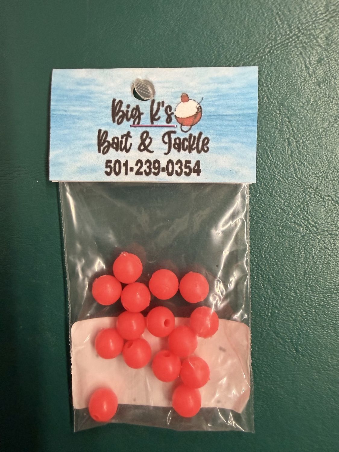 8MM ROUND SILICONE RIGGING BEADS RED