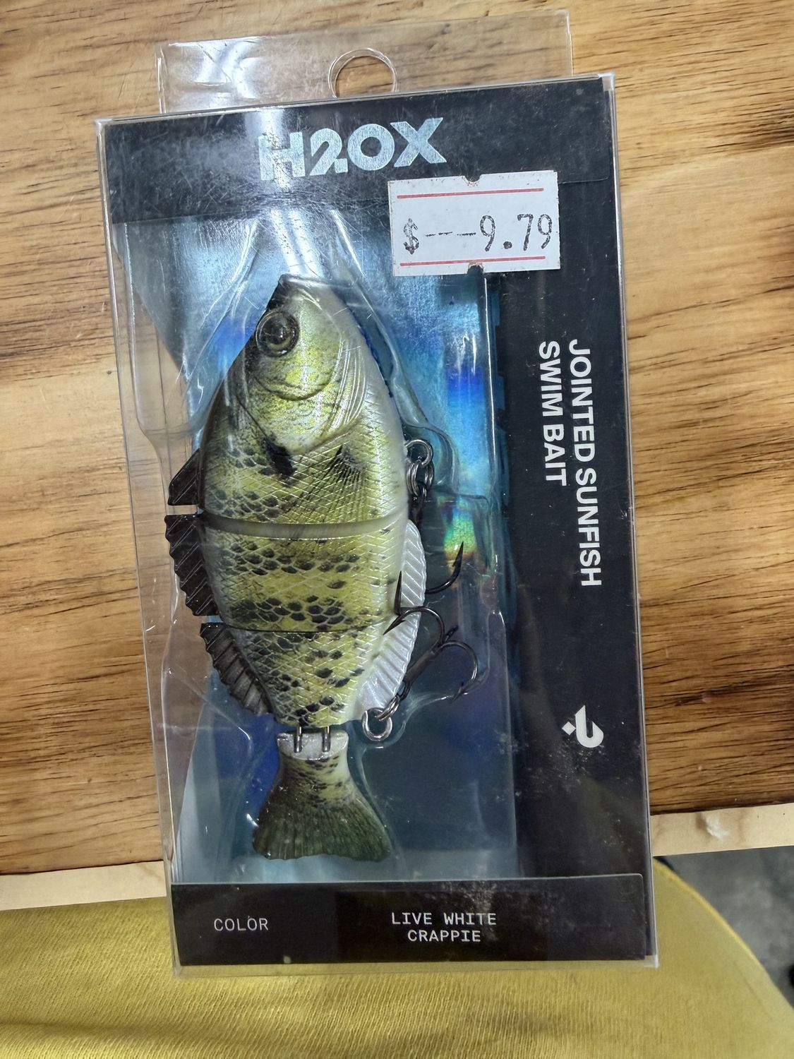 JOINTED SUNFISH SWIM BAIT LIVE WHITE CRAPPIE