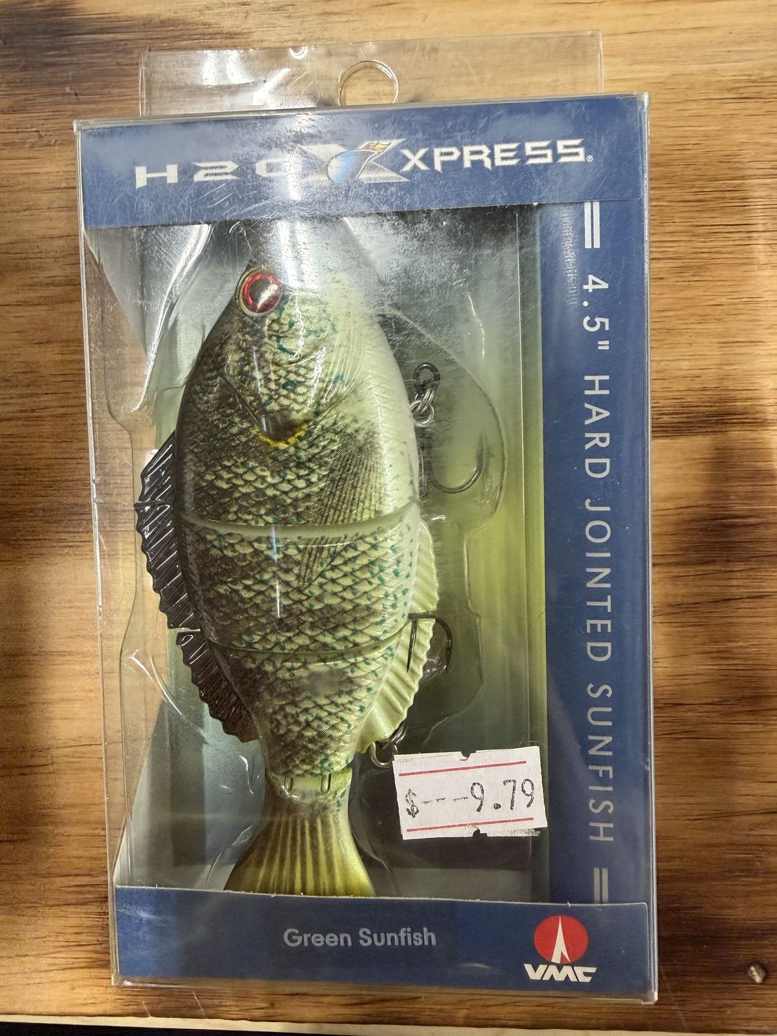 LG JOINTED SUNFISH SWIM BAIT GREEN SUNFISH