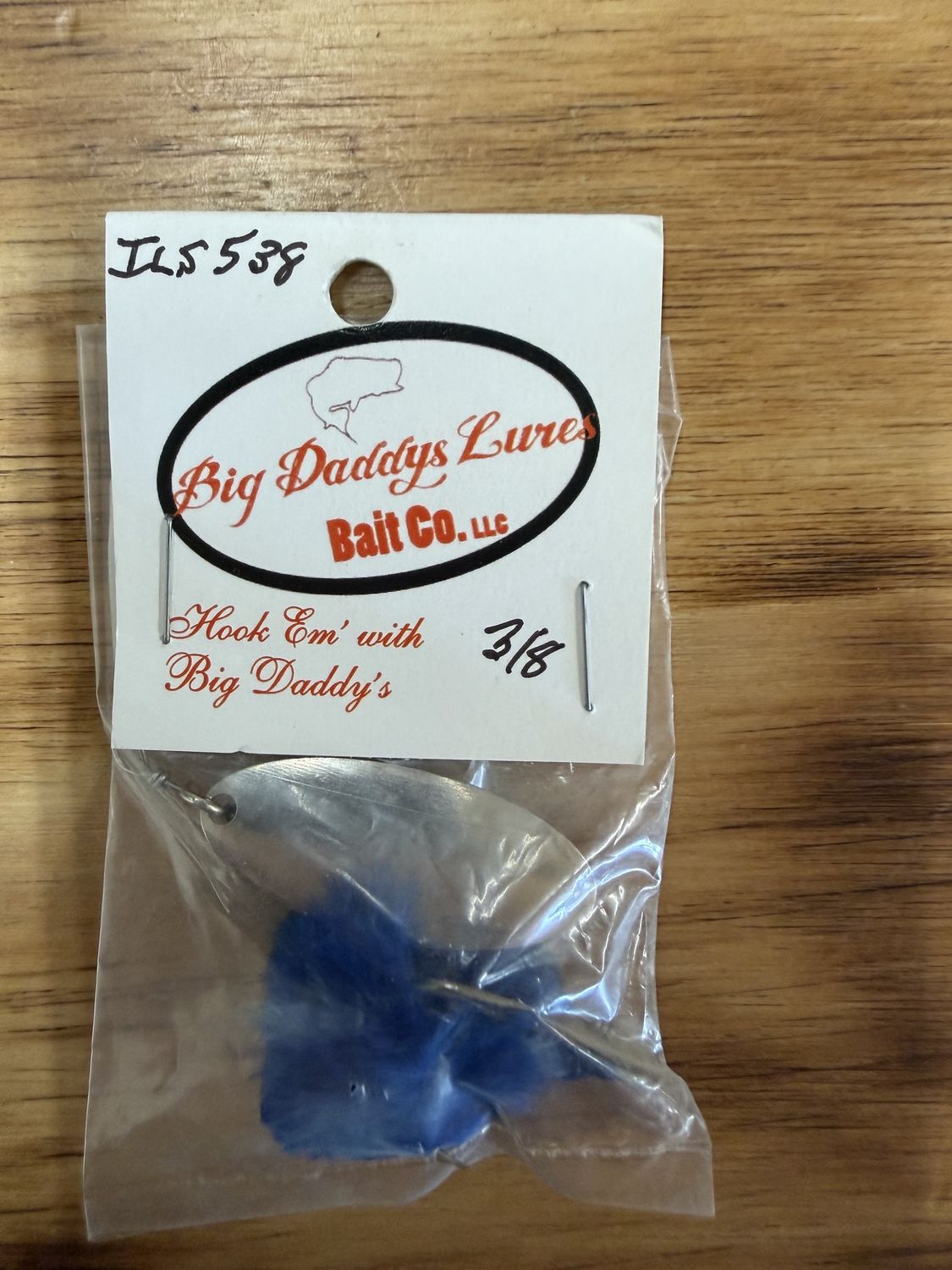 ROOSTER TAIL 3/8 OZ BLUE