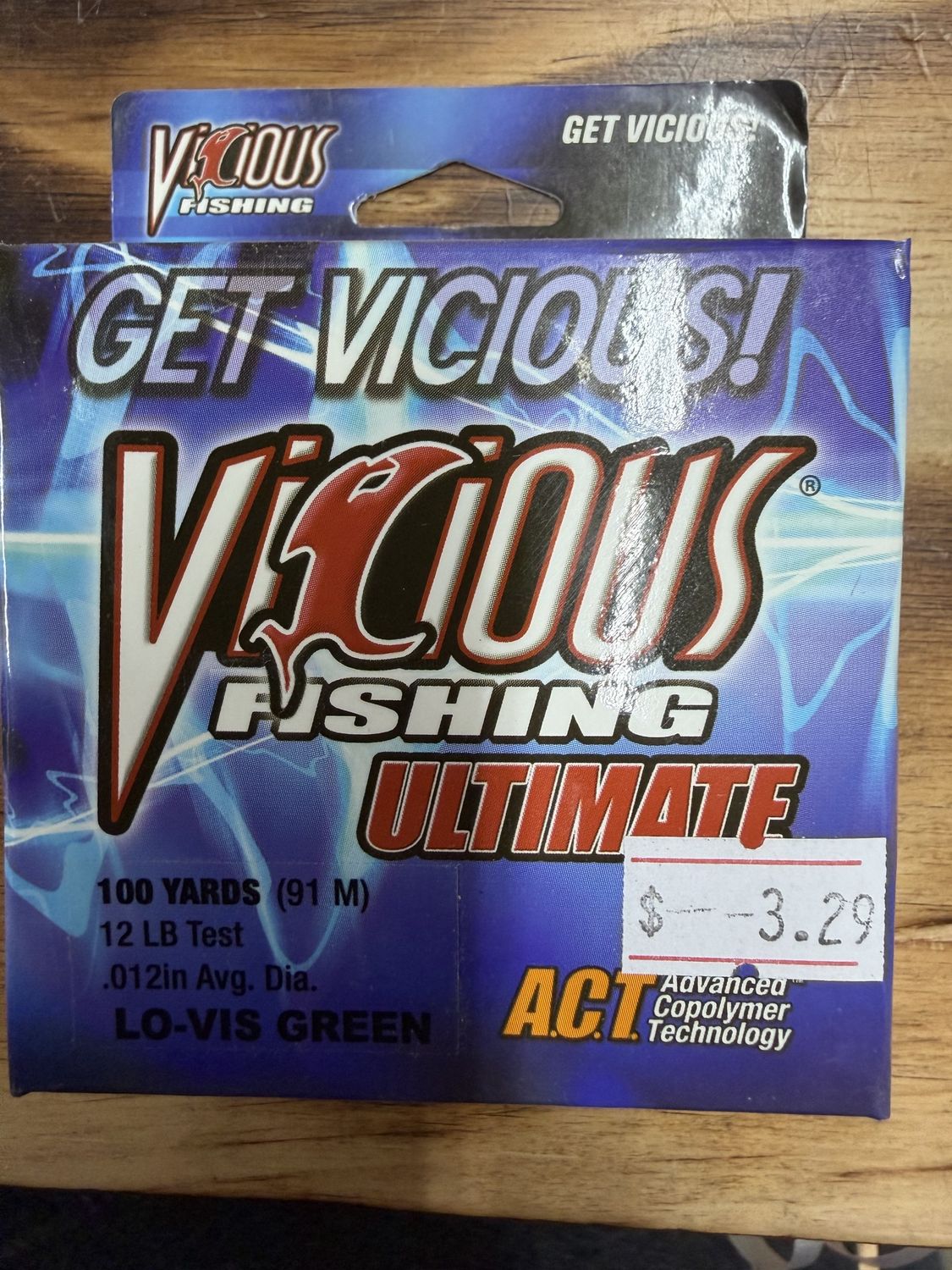 FISHING LINE 12 LB GREEN