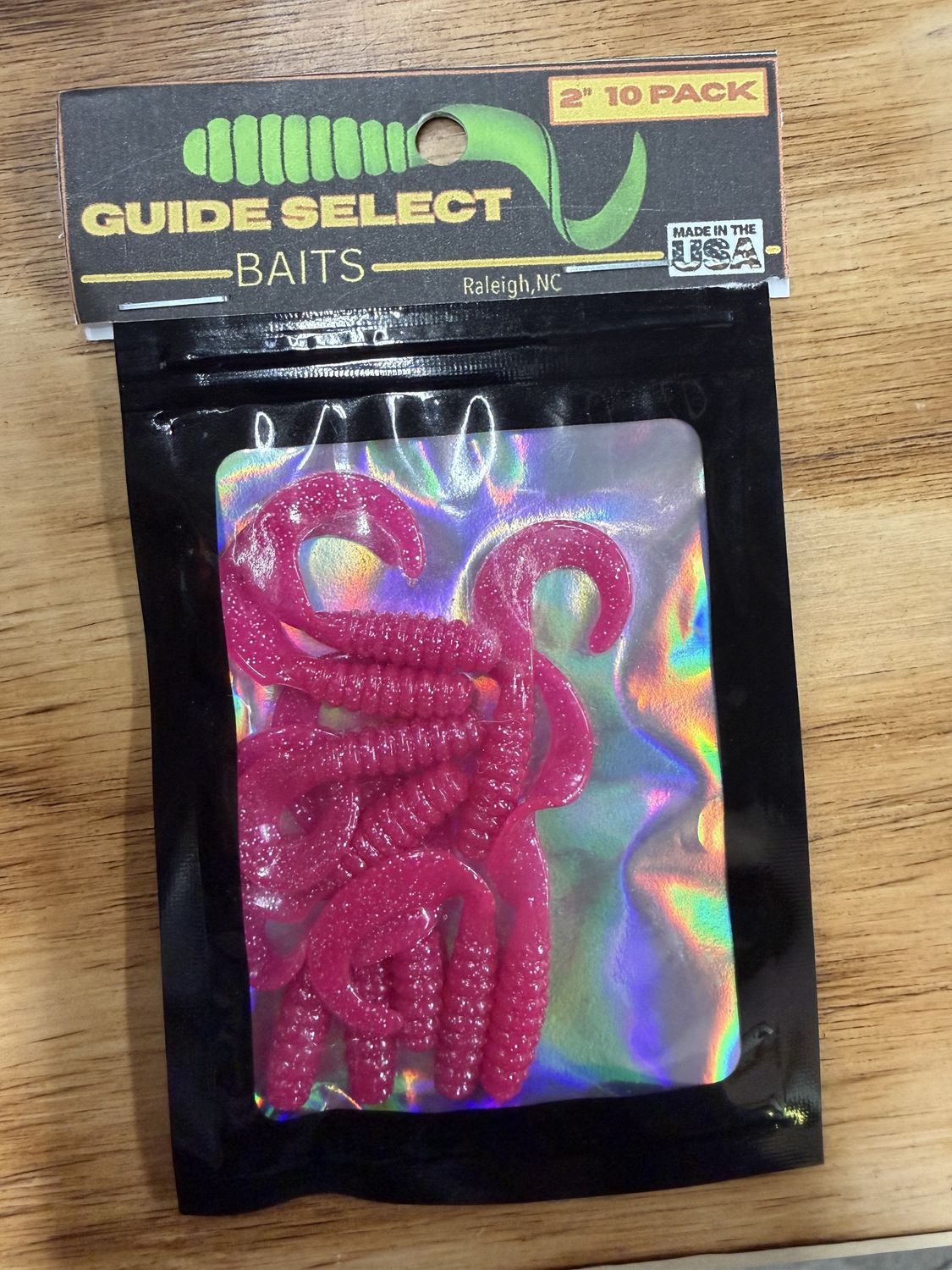 2' CURLY TAIL, Colour: NEON PINK