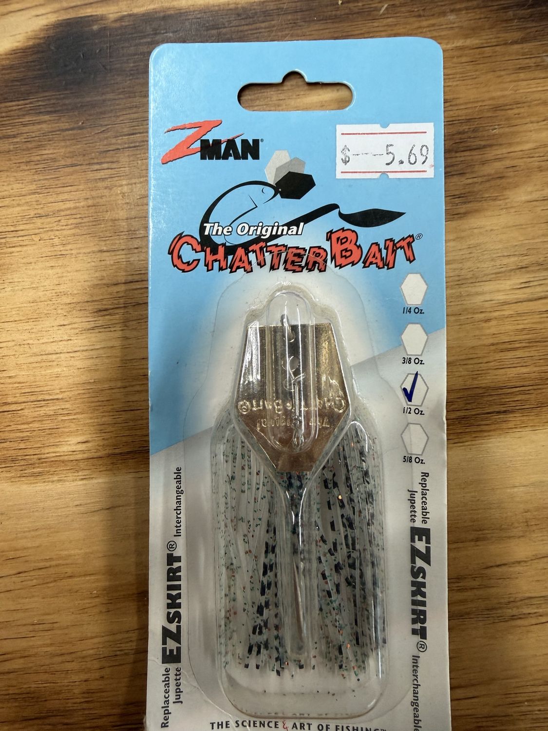 CHATTERBAIT 1/2 OZ, Colour: BAD SHAD GOLD