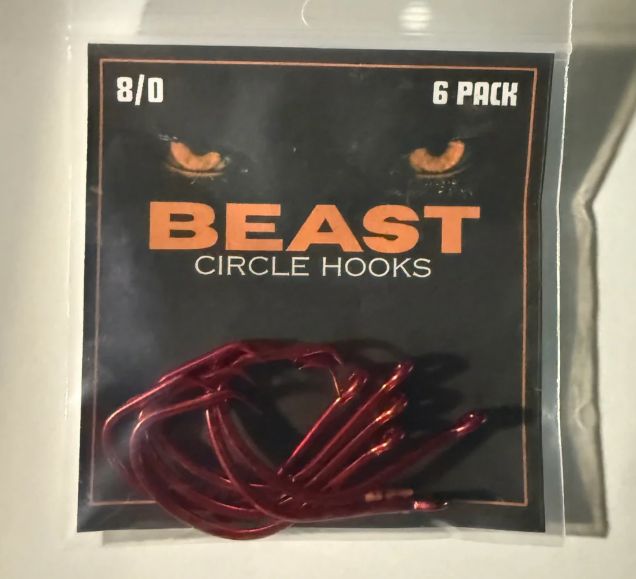 BEAST CIRCLE HOOKS SZ 8/0