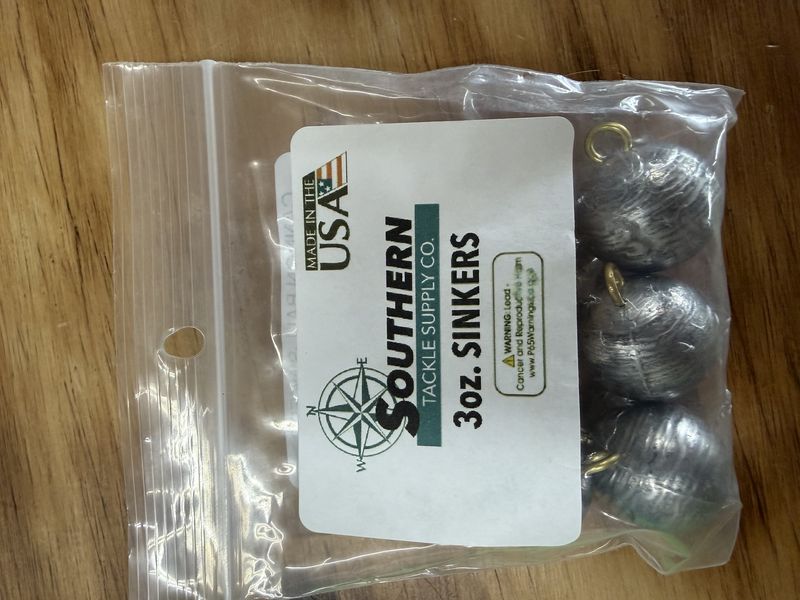3 OZ CANNON BALL SINKERS 4 COUNT
