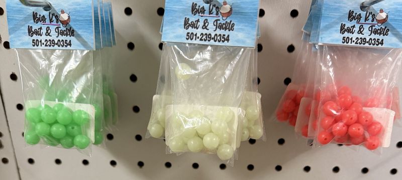 10 MM ROUND SILICONE RIGGING BEADS 15 COUNT