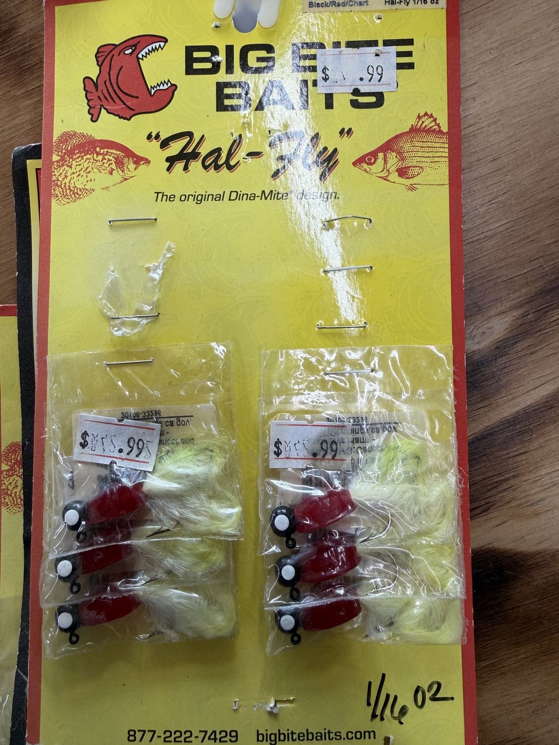 TROUT HAL-FLY BLACK/RED/CHART