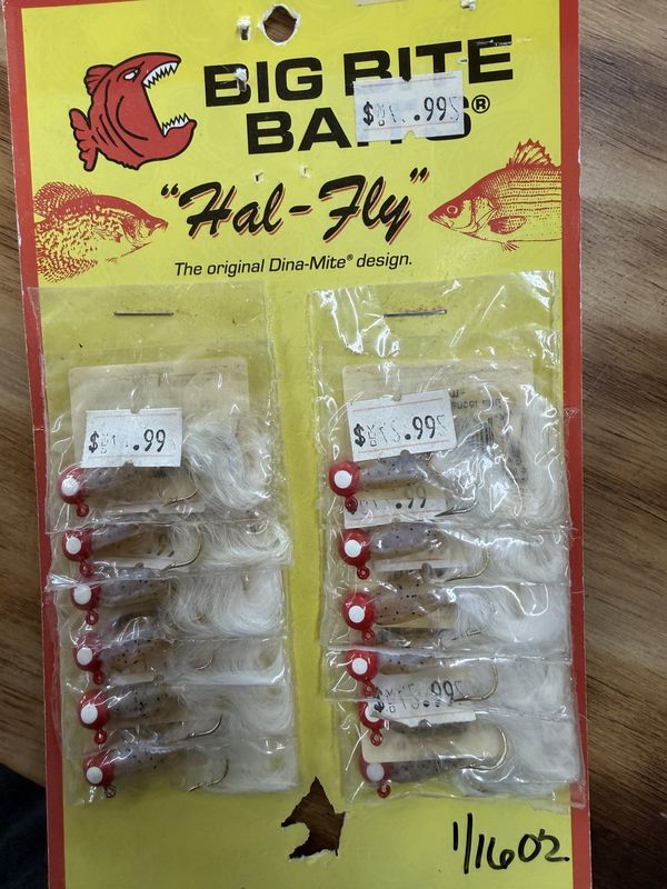 TROUT HAL-FLY RED/BLUE PEARL/WHITE