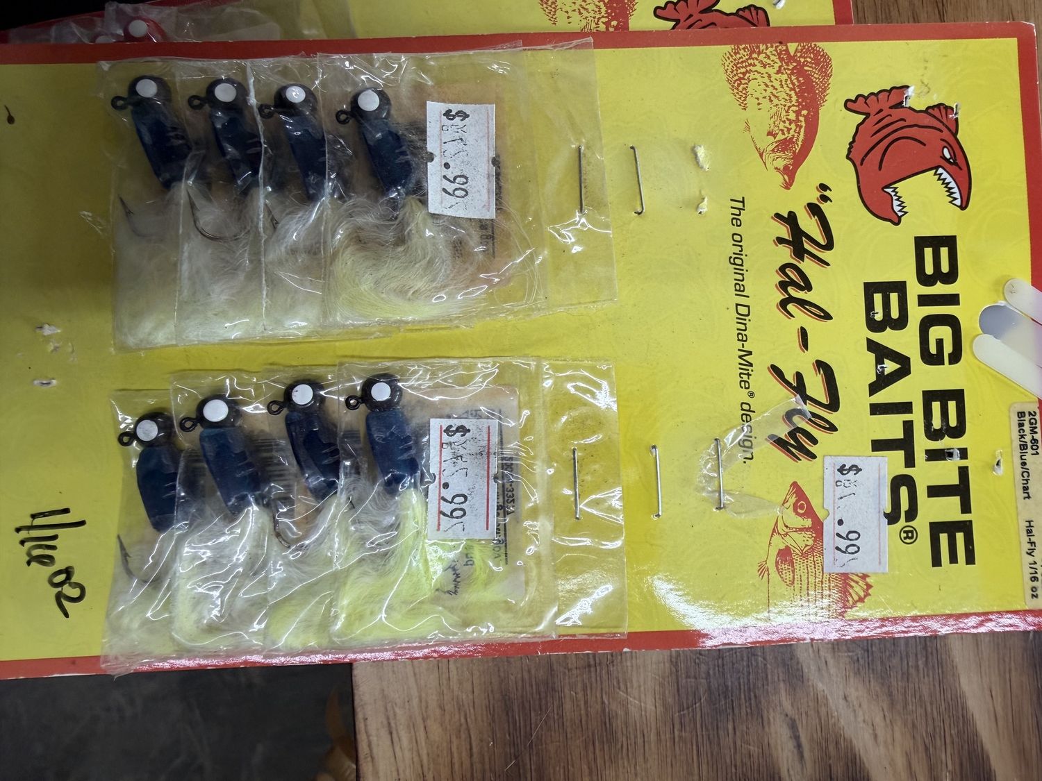 TROUT HAL-FLY BLACK/BLUE/CHART